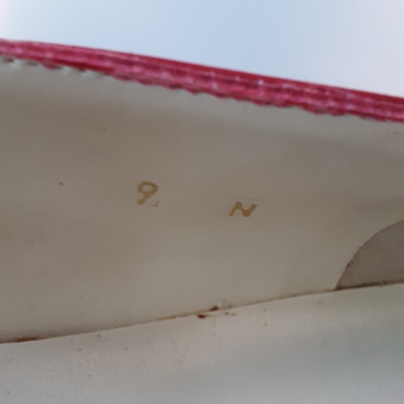 Cappagallo red vintage flat shoes - Picture 8 of 8